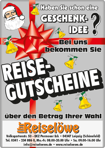 Reise-Gutscheine vom Reiselöwen